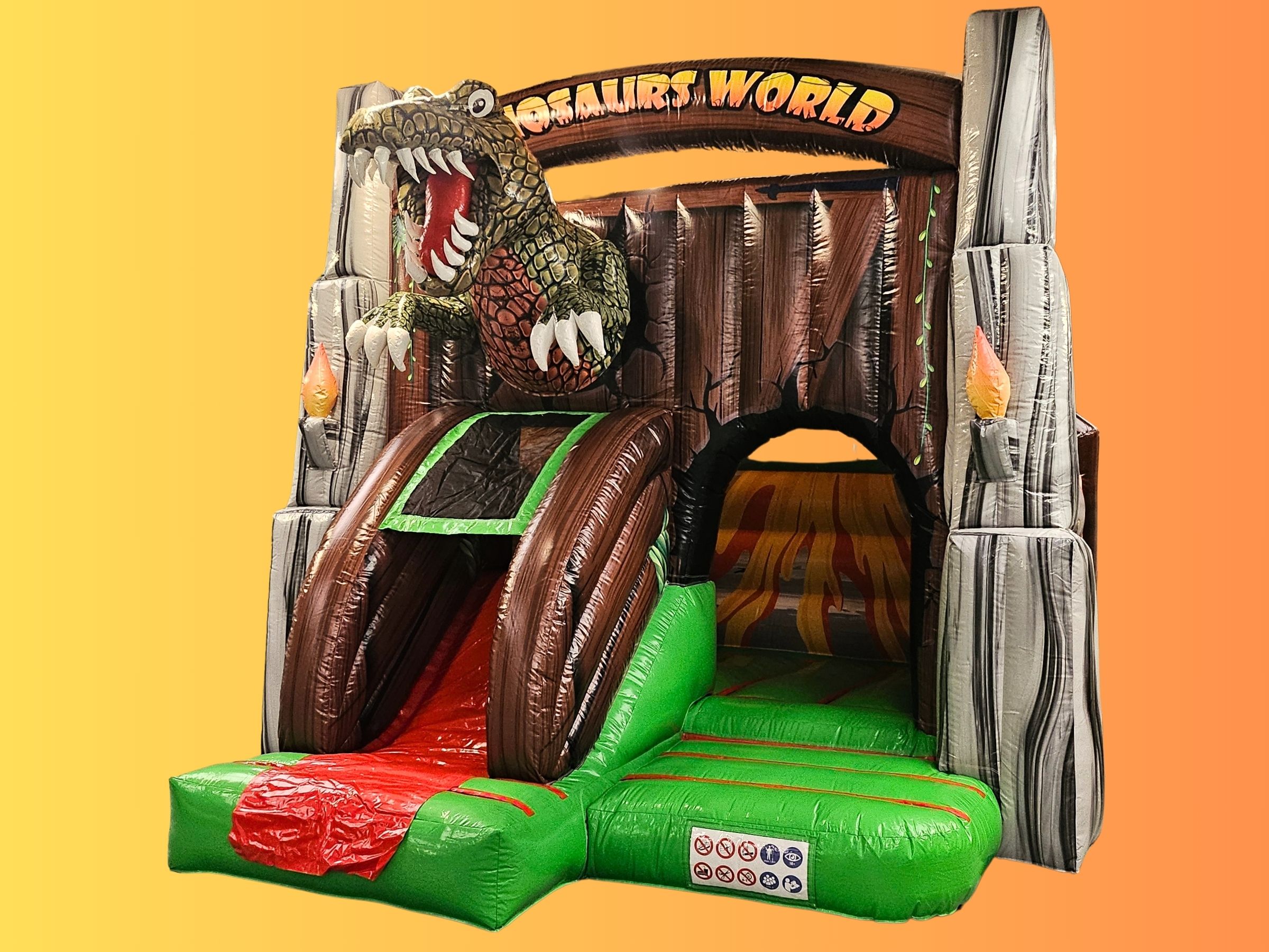 Dinosaur 3D Bouncy Castle hire in Aldershot