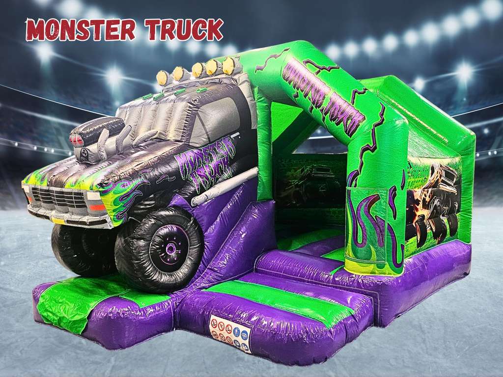 Monster Truck 3D Bouncy Castle hire in Farnborough