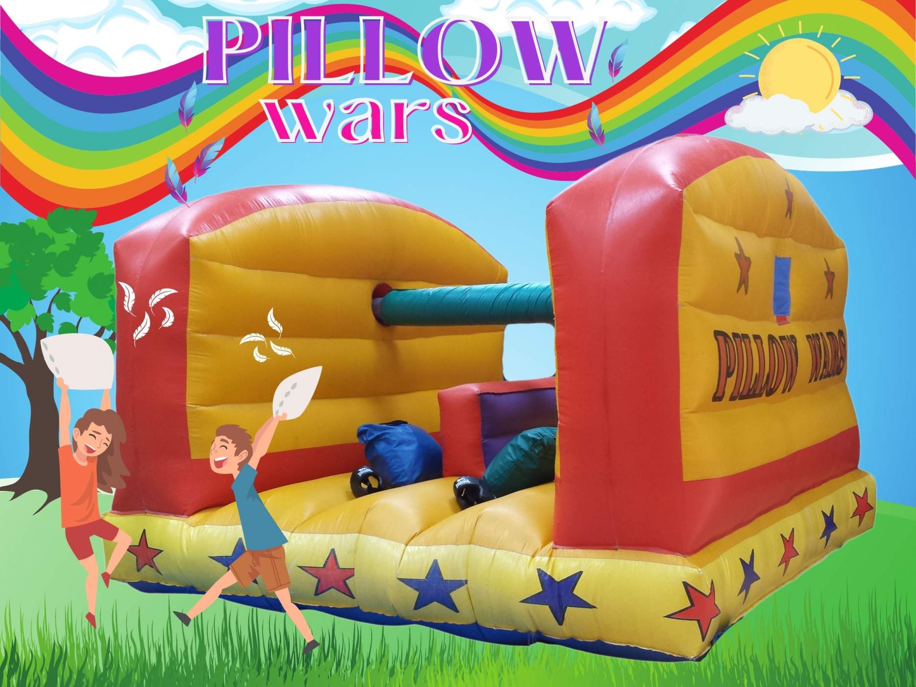 Pillow Bash Sports Inflatable hire