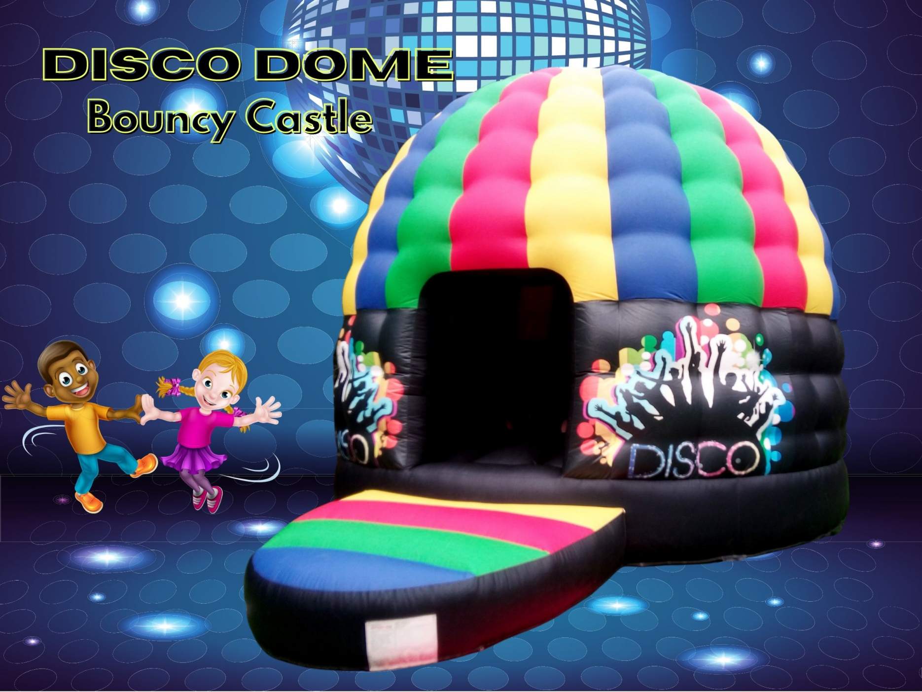 Disco Dome Bouncy Castle for kids and adults Disco Dome Bouncy Castle hire for kids and adults